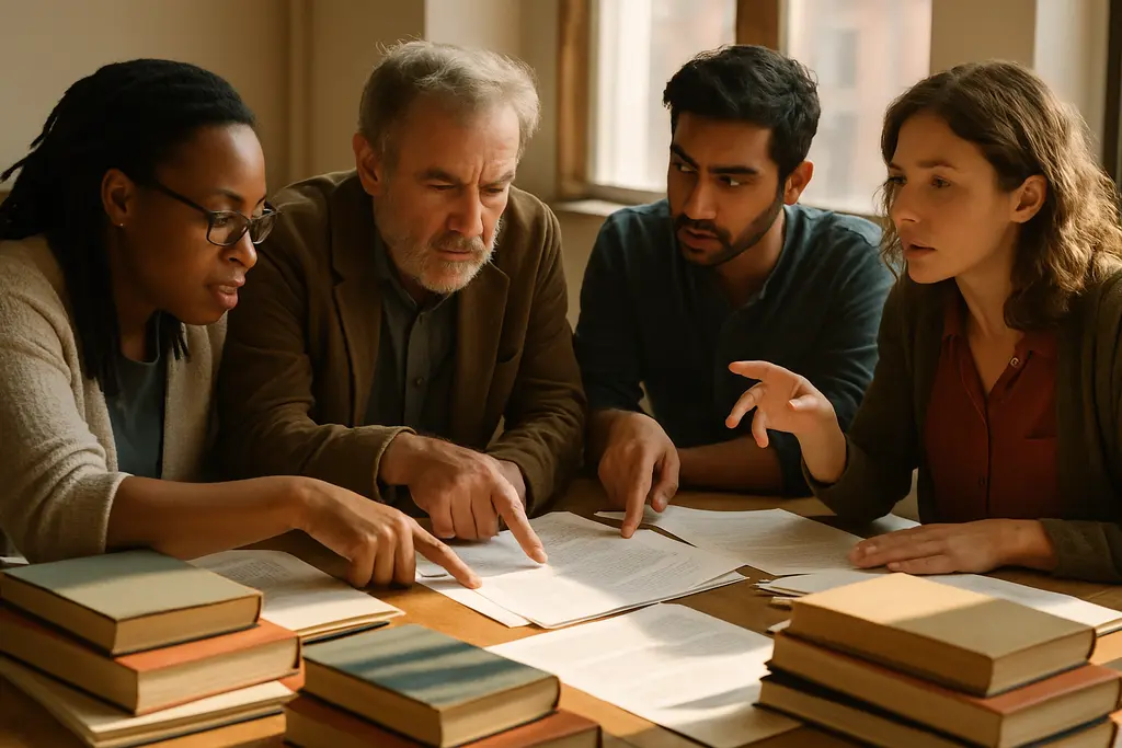 Author reviewing Anthropic Settlement Claims records beside a marked publishing contract